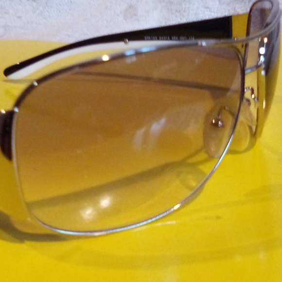 Prada Silver Pilot Glasses, SPR75G, 6BA-3M1, 64*14 / 115. - Picture 7 of 13